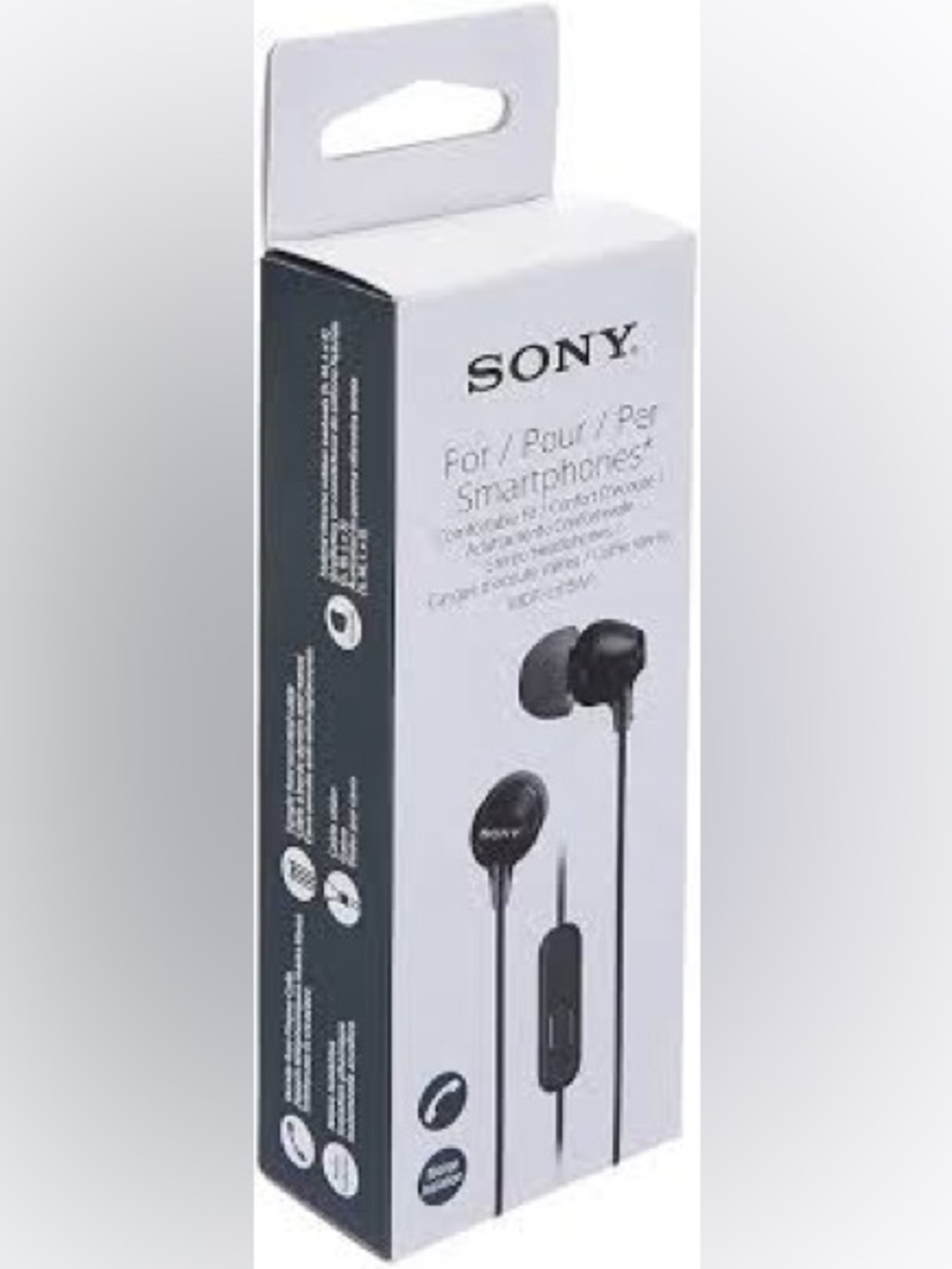 Sony In-Ear Wired Earphones in Black
#E6